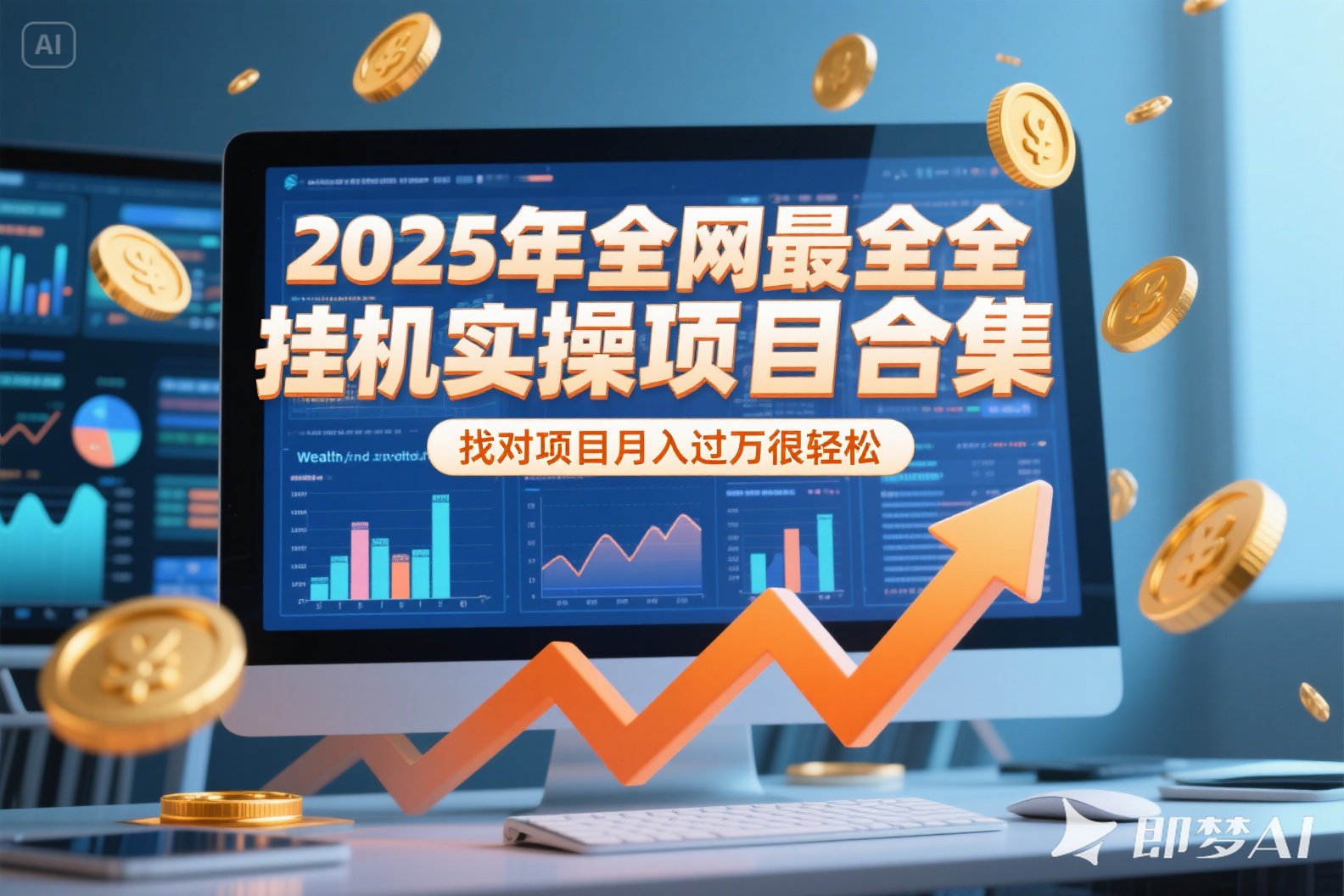 2025年挂机实操项目实操演练,挂机类型,AI直播类型,轻资产创业类型…摄影摄像(图1) 2025年挂机实操项目实操演练,挂机类型,AI直播类型,轻资产创业类型…摄影摄像(图1)